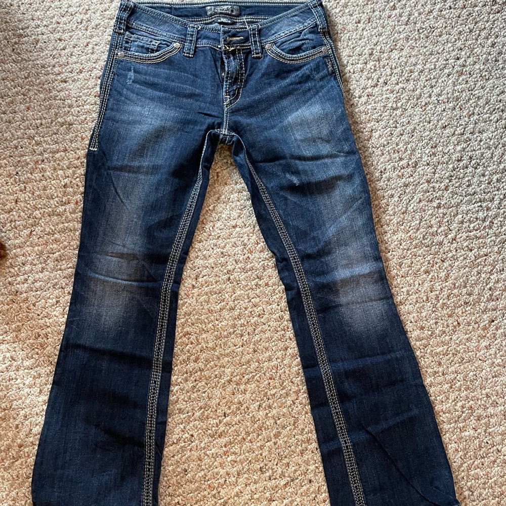 Silver jeans